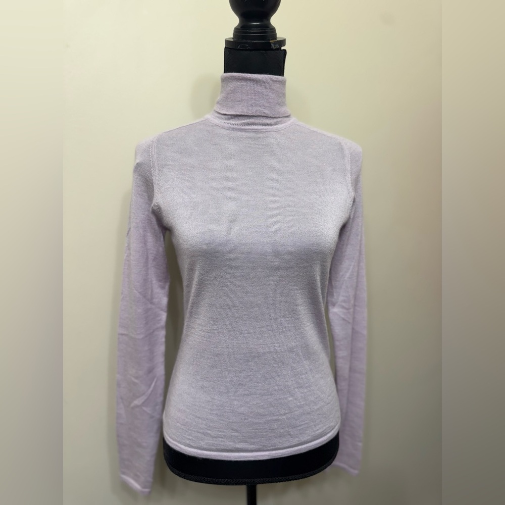 Saks Fifth Avenue Cashmere Collection Women’s Lavender Cashmere Turtleneck S